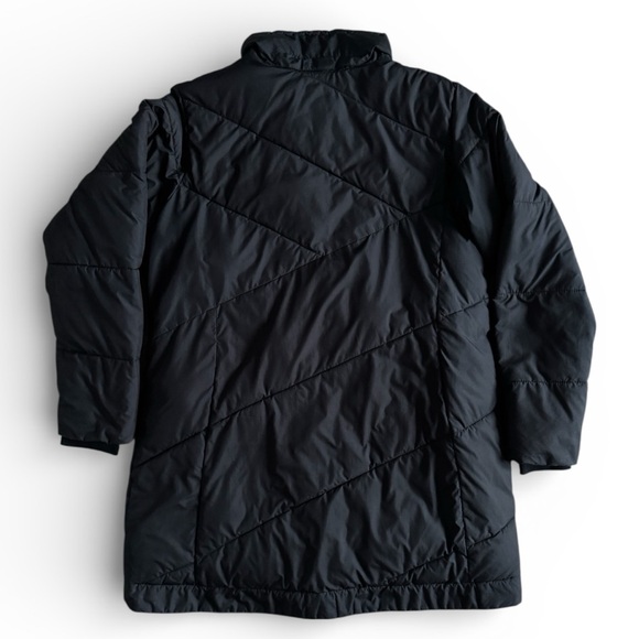 Columbia Long Quilted Insulated Puffer Jacket Warm Winter Coat Outdoor Black XL - Picture 3 of 7